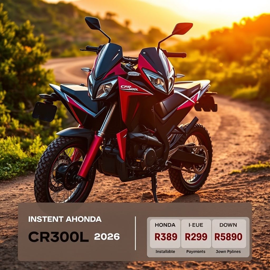 ใหม่ All New Honda Crf300l 2026 ราคา ตารางผ่อน-ดาวน์